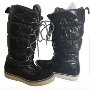 Womens Black Pajar Puffer Winter Boat Size EU 38 (7.5)